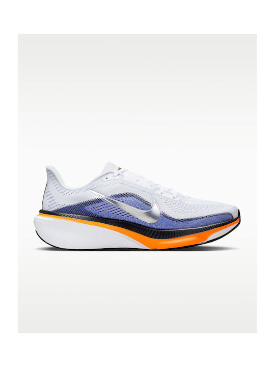 Pegasus 42 Herren Sportschuhe Running Weiß / Lapislazuli / Total Orange / Metallic Silver