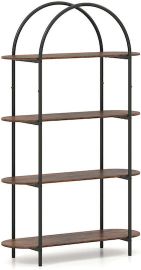 Βιβλιοθήκη Καφέ 156x34x95εκ.