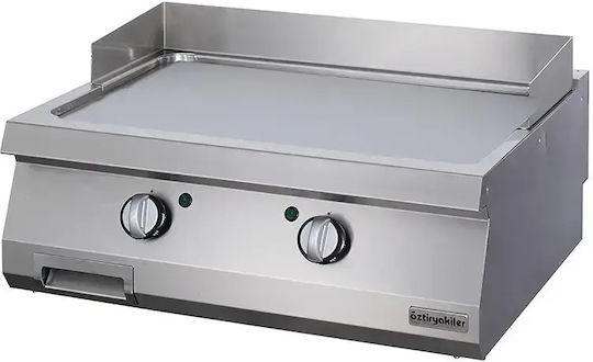 Oztiryakiler Elektrisches Kommerzielle Flachgrill 80x70x28cm 9kW mit Chromplatte
