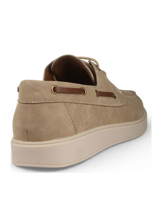 Ανδρικά Boat Shoes σε Μπεζ Χρώμα