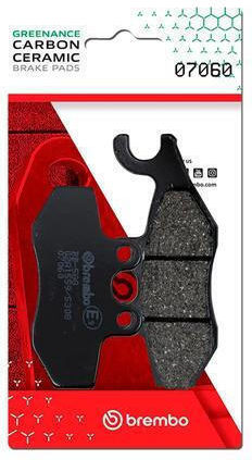 Brake Pads Brembo 07060 Carbon Ceramic 76.7x9 Mm Width 96.4 Mm Left Right Front/Rear Scooters