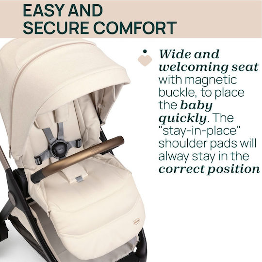 Chicco Bellagio 2 Reversible Baby Stroller Suitable for Newborn Amber Glow 14kg