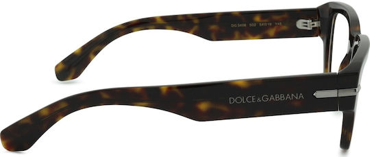 Damen Kunststoff Brillengestelle mit Rezept Dolce & Gabbana 0dg3408 502 54
