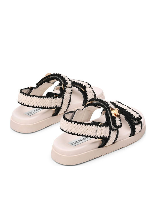 Mona Γυναικεία Σανδάλια Flatforms Εκρού