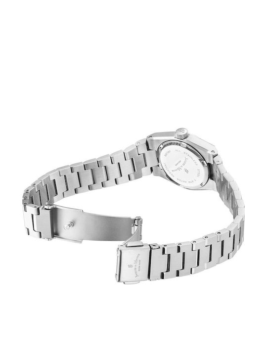 Jacques Du Manoir Womens Battery Watch With Silver Metal Bracelet