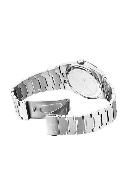 Jacques Du Manoir Men's Watch 41mm Battery with Stainless Steel Bracelet
