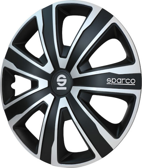 Sparco Auto Radkappen Set 4Stück 16" Silber