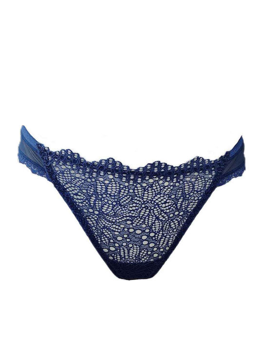 Women's Brazil with Lace Royal
