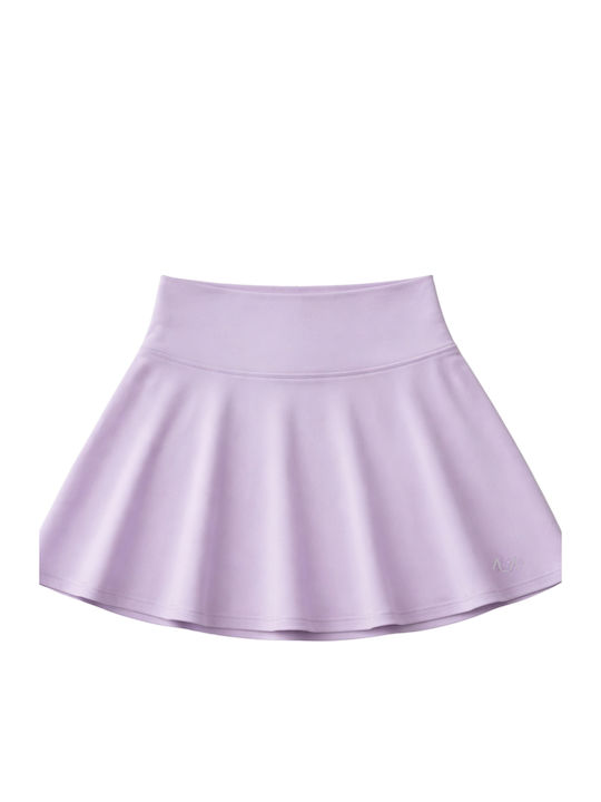 Fustă De Tenis Flow Court Liliac