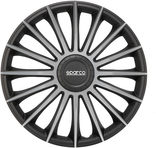 Sparco Σετ Τάσια Αυτοκινήτου Treviso 4τμχ 15" Μαύρο