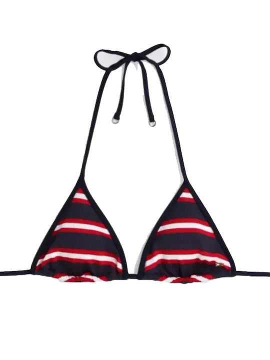 Bikini Τριγωνάκι με Ενίσχυση Ριγέ