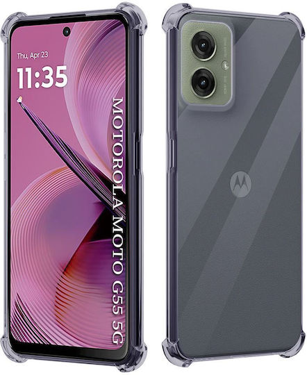 Techsuit Bumper Silicone Transparent (Moto G55)