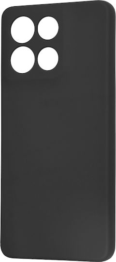 Techsuit Softflex Umschlag Rückseite Silikon Schwarz (Moto G86)