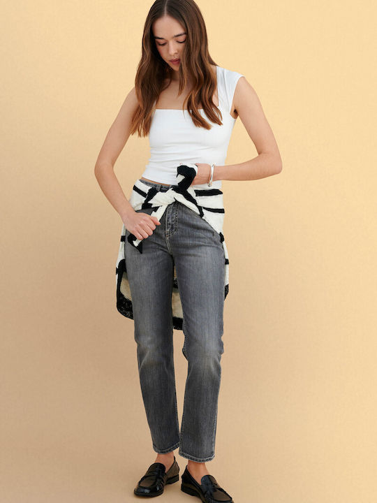 Women's Jean Pants in Skinny Fit Gray