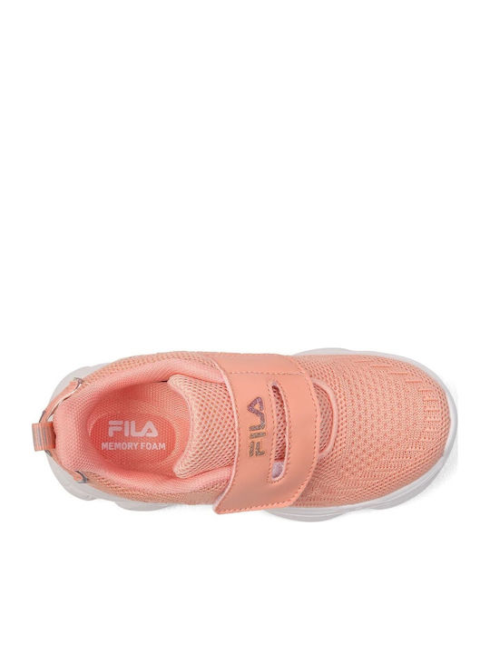 Memory Musha Παιδικά Sneakers Ανατομικά με Σκρατς Πορτοκαλί
