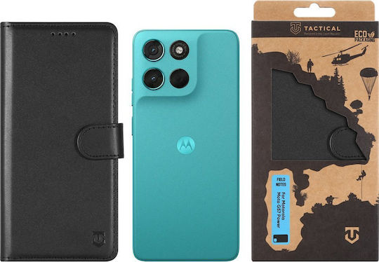 Tactical Field Notes Задна Корица Кожа / Пластмаса Черна Motorola Moto G57 Power
