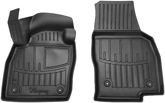 Race Action Car Mats Seat Arona Kj7 2017-2024 5-Door Rubber Raised Sides Protective Without Fasteners Passenger Cars 2 Pieces 5024132/st
