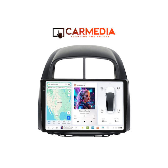 Carmedia Автомобилна Аудио Система (Блутут/USB/WiFi/GPS/Apple-Carplay/Android-Auto) с Тъчскрийн 10.36"