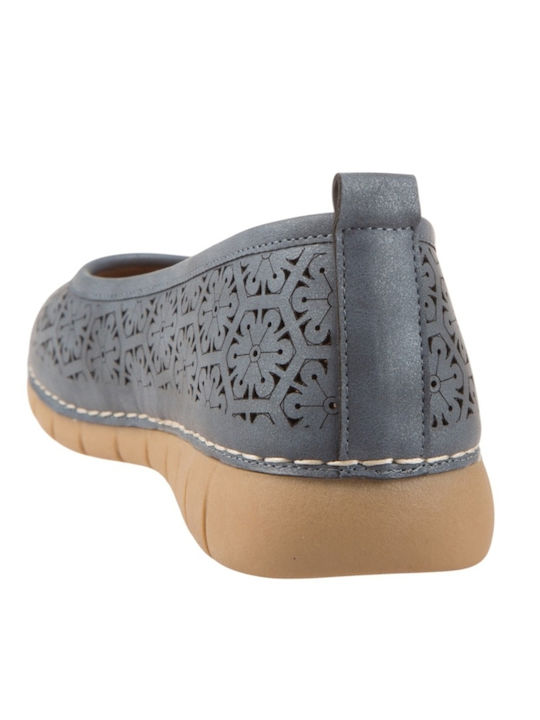 Women's Ballerina Shoes In Blue Colour