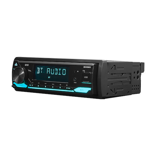 Mad M130-btn Gas Audio Head Unit 1-din 2v 6 Preouts Detachable Front Panel