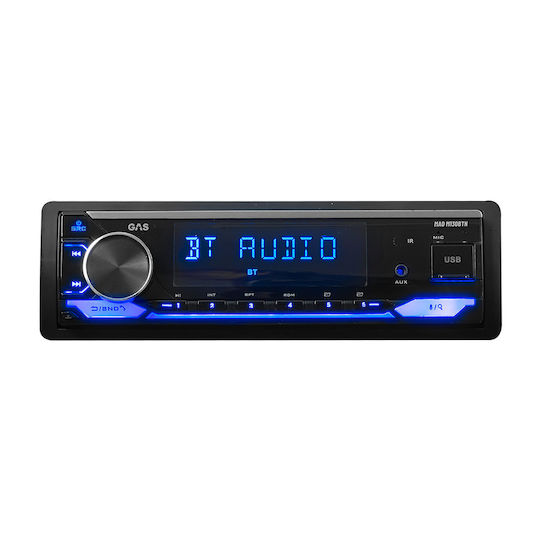 Mad M130-btn Gas Audio Head Unit 1-din 2v 6 Preouts Detachable Front Panel
