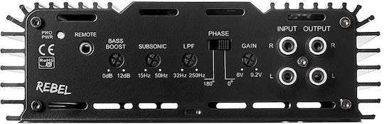 Bass Habit Car Audio Amplifier 1 Channel (D Class)