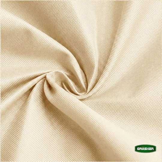 Grasher Square Shade Sail Ecru With Hoops & With PU Coating 3x4m 180gr/m²