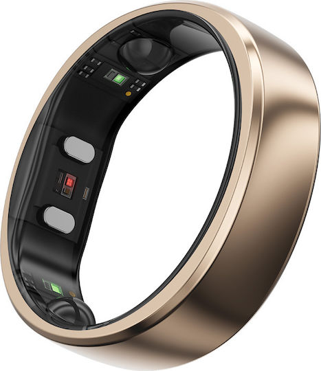 RingConn Gen 2 Air Smart Ring 21.5mm Waterproof with Pulse Oximeter Dune Gold