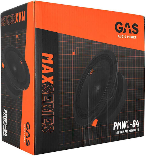 Gas Audio Power Ηχείο Αυτοκινήτου 6.5" με 125W RMS (Midrange)