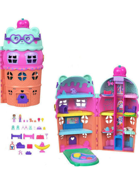Παιχνιδολαμπάδα Παιχνίδι Μινιατούρα Gelato House Polly Pocket Για 4+ Ετών Mattel