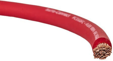 Pc21ofcr Cablu de Alimentare Roșu 4awg/21 6mm2 Ofc Auto-connect Vândut la Metru