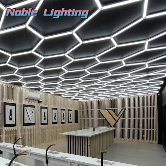 Spywolf LED Commercial Linear Ceiling Lighting 700W Cold White
