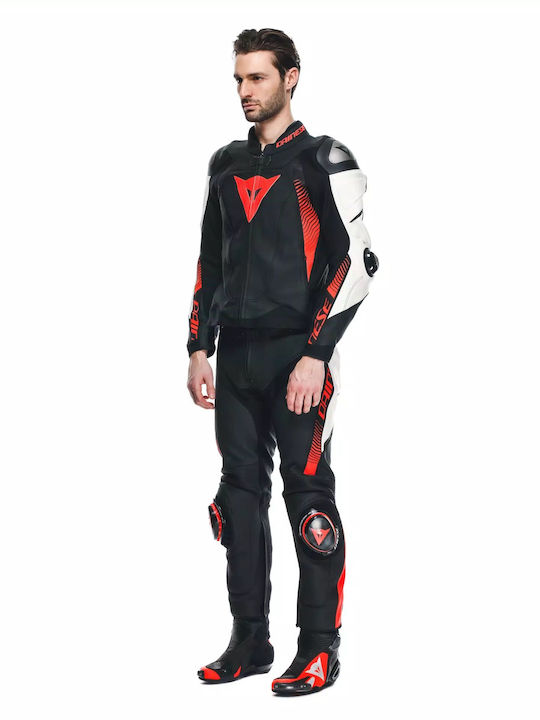 Dainese Super Speed 4 Мъжко Мотоциклетно яке Кожено Бял