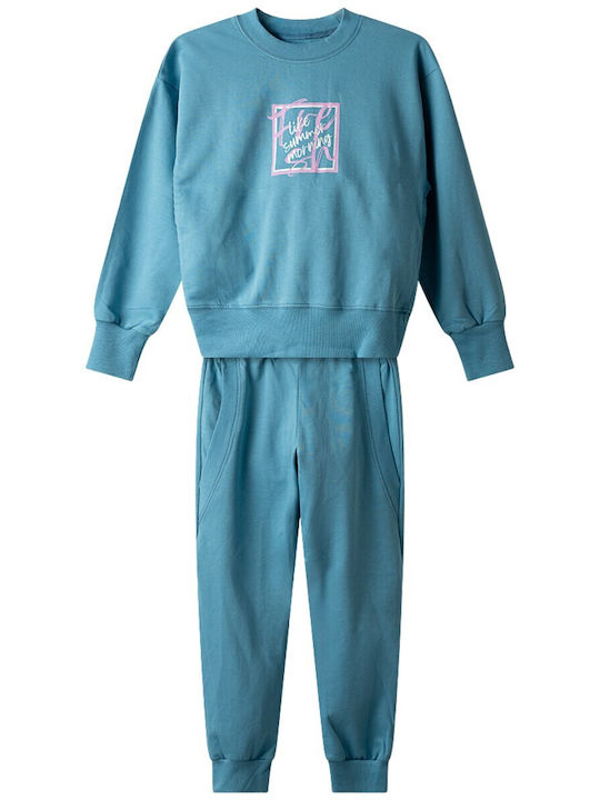 Kids Sweatpants Set Petrol
