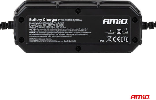 AMiO Autobatterieladegerät 6/12V