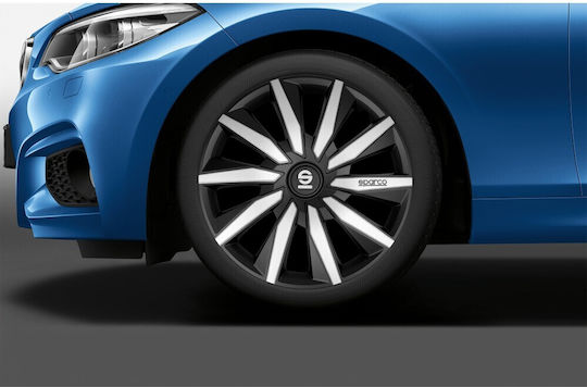 Sparco Σετ Τάσια Αυτοκινήτου 4τμχ 15" Μαύρο