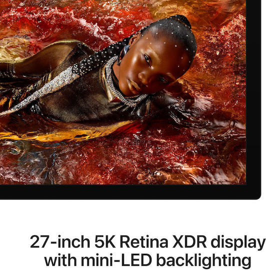 Apple Studio Display XDR IPS HDR Monitor 27" 5120x2880 White Nano Texture Glass Tilt And Height Adjustable Stand