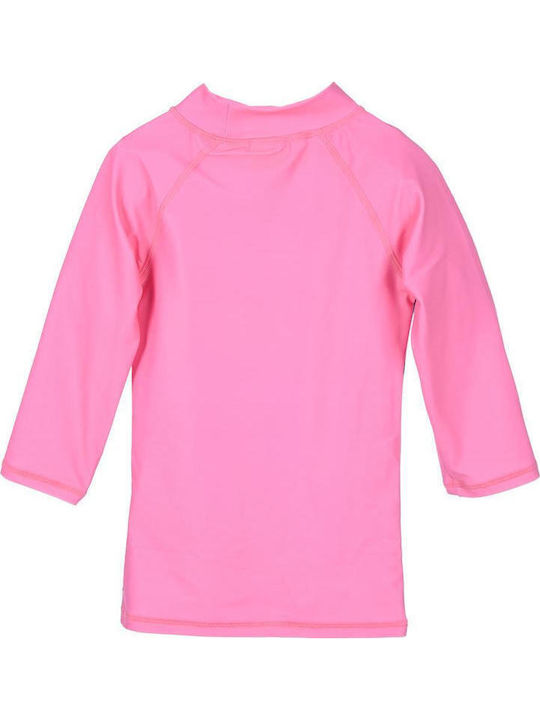 Superheroes Kids Swimwear Rashguard With Long Sleeve Pink Superheroes Kids Swimwear Rashguard With Long Sleeve Pink