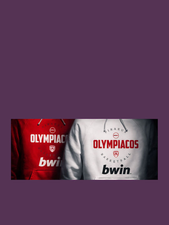 Sweatshirt with Hood White