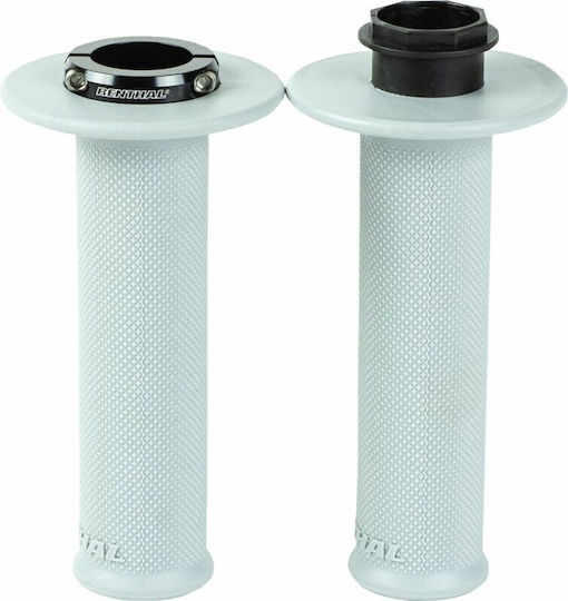 Χερουλια Τιμονιου Grips Lock-on Mx Soft Full Diamond Γκρι Ren-g232 Renthal