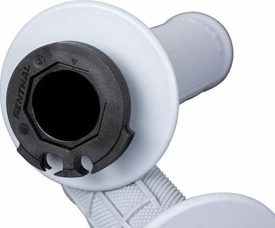 Χερουλια Τιμονιου Grips Lock-on Mx Soft Full Diamond Γκρι Ren-g232 Renthal