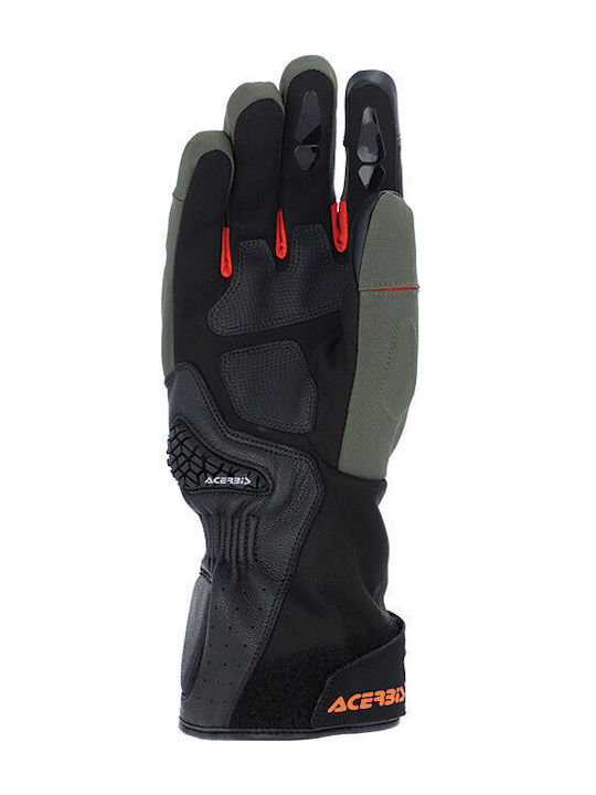 Acerbis Crossover Winter Men's Motocross Gloves Waterproof Black/Green