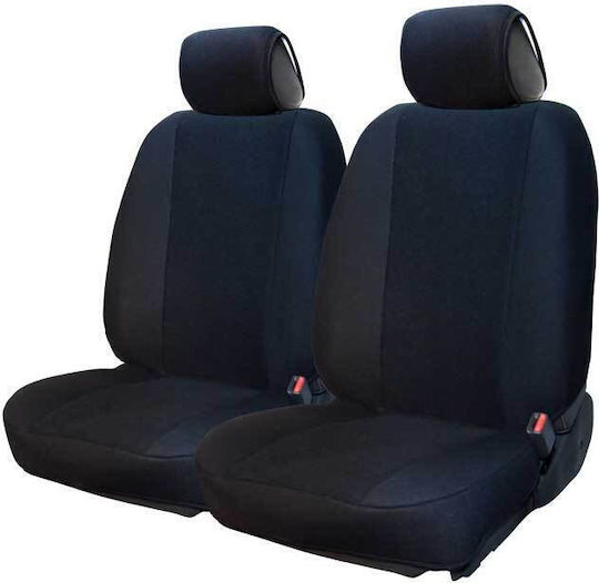 3Lines Front Car Covers 2pcs Towel Yellow / Black