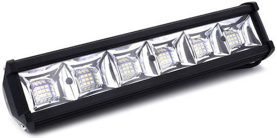 Μπάρα Σήμανσης Αυτοκινήτου LED 12V Αδιάβροχη 30cm με Λευκό Φωτισμό