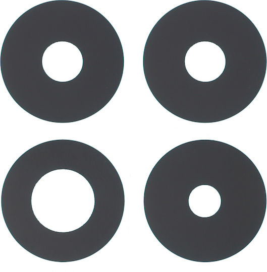 Τζαμάκι Κάμερας Back Camera Lens Xiaomi Redmi Note 14 Pro 4g Black 4pcs