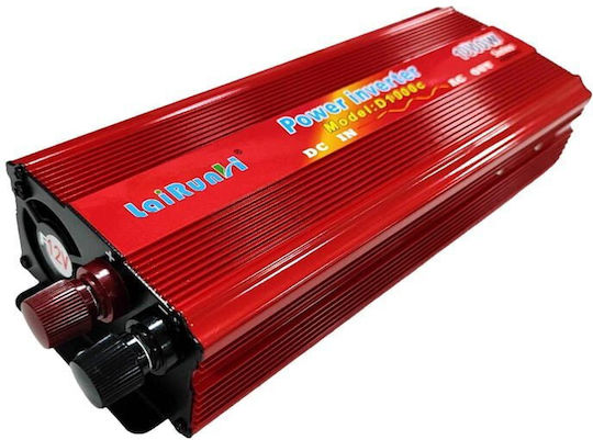 Lairunh Invertor Auto Modificat Sine Wave 1000W pentru Convertirea 12V DC în 220V AC cu 1xUSB