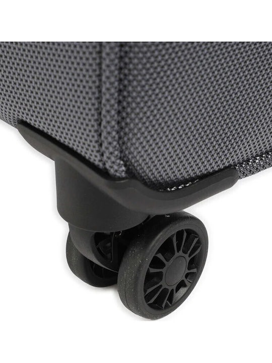 Mandarina Duck Zephyr Голям Куфар За Пътуване Текстилен Графит С 4 Колела Височина 78 См