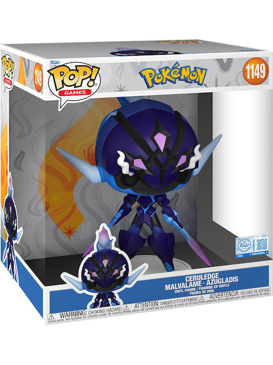 Funko Pop! Animation: Pokemon - Ceruledge 1149 Supergroß 10" (25cm) Sonderausgabe
