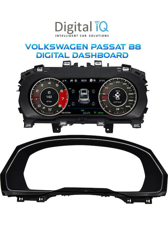 Digital IQ Car Audio System for Volkswagen Passat 2016 (Bluetooth/USB/WiFi/GPS) with 12.5" Touch Screen
