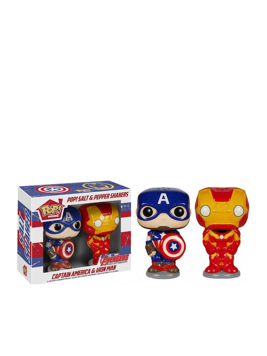 Funko Pop! Salt & Pepper Shakers Marvel: Captain America & Iron Man Funko Pop! Salt & Pepper Shakers Marvel: Captain America & Iron Man